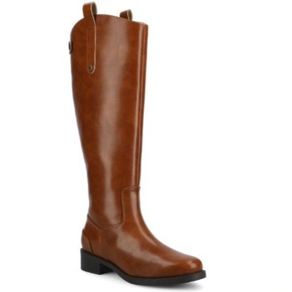 NEW! Women's Journee Gema Knee-High Riding Boots in Cognac, Size 8M